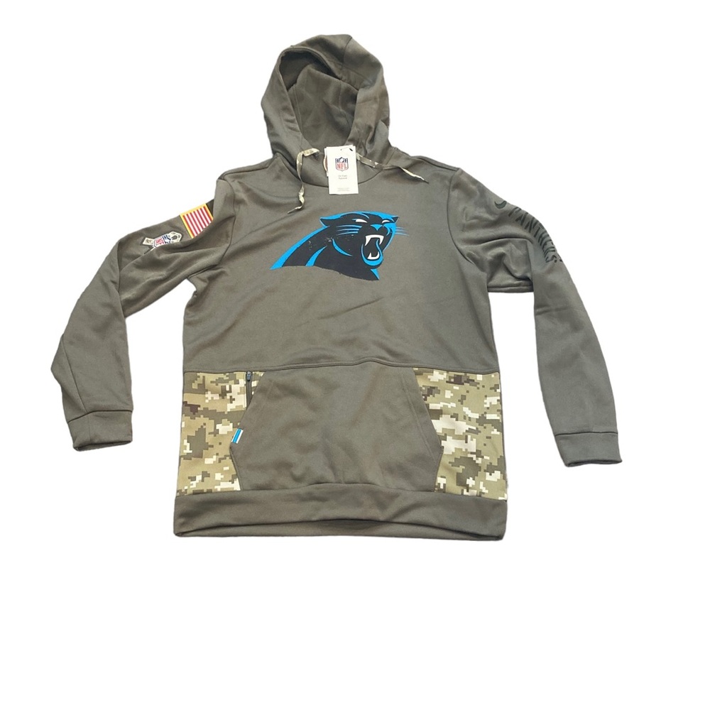 Carolina Panthers Nike Men’s Salute‎ To Service Hoodie Pullover Sweatshirt